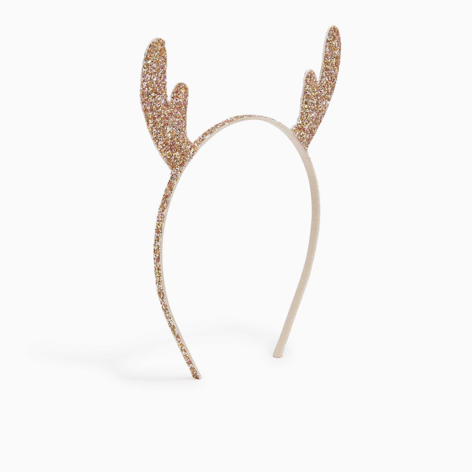girls' glitter antler headband for girls