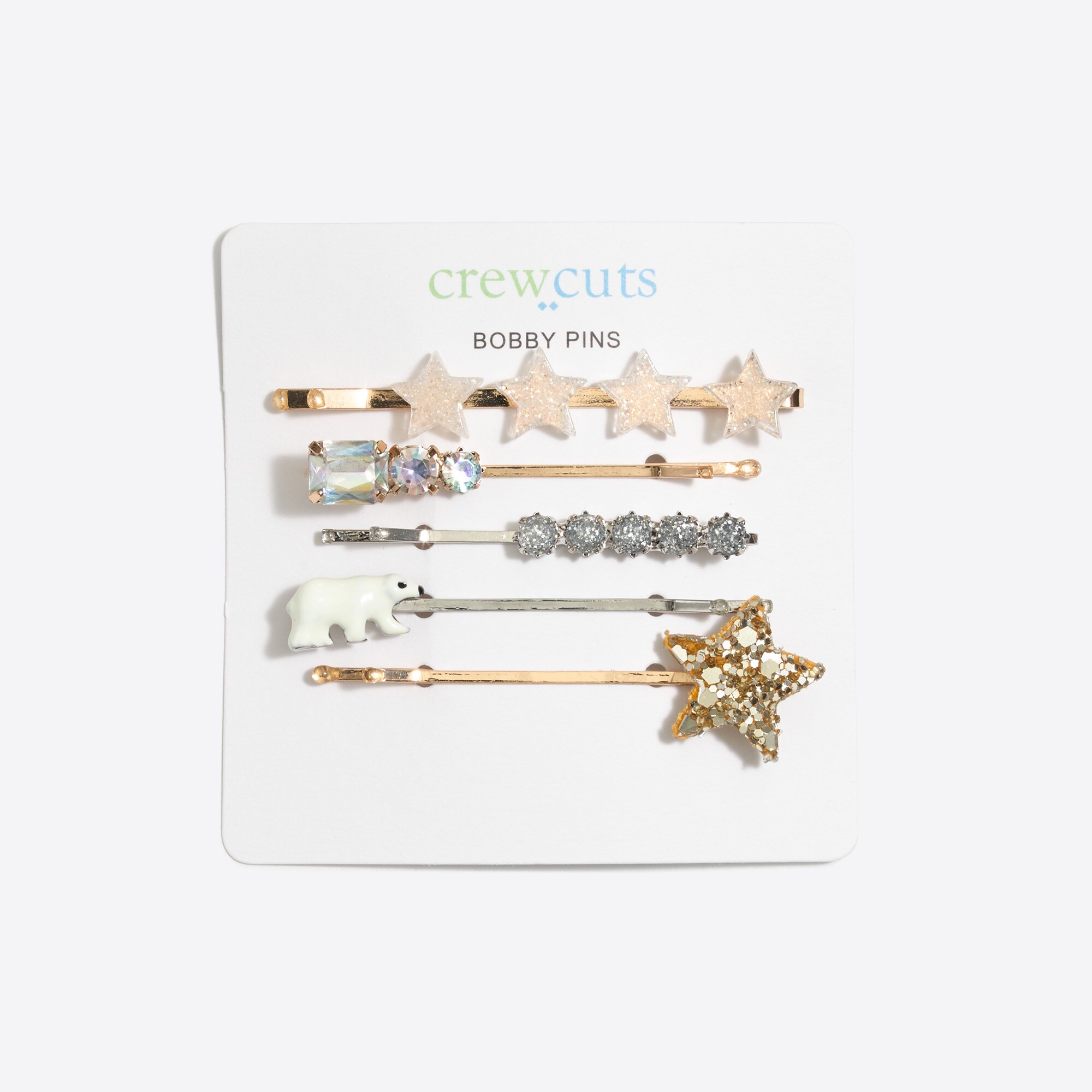 Girls' holiday bobby pin pack