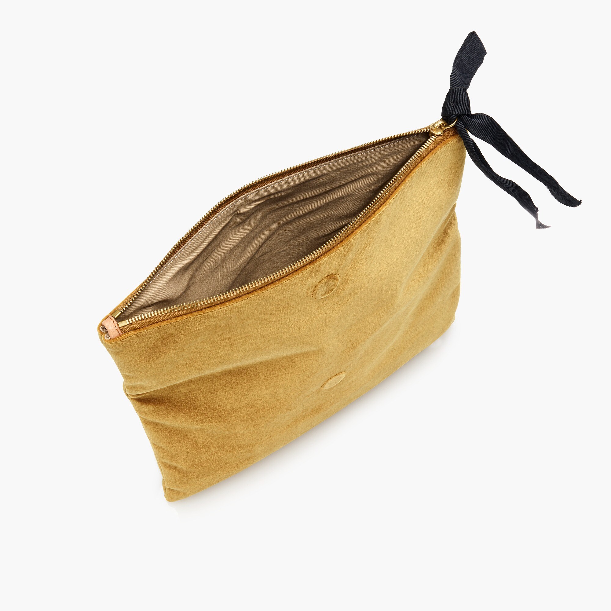 Velvet foldover clutch Women bags J.Crew