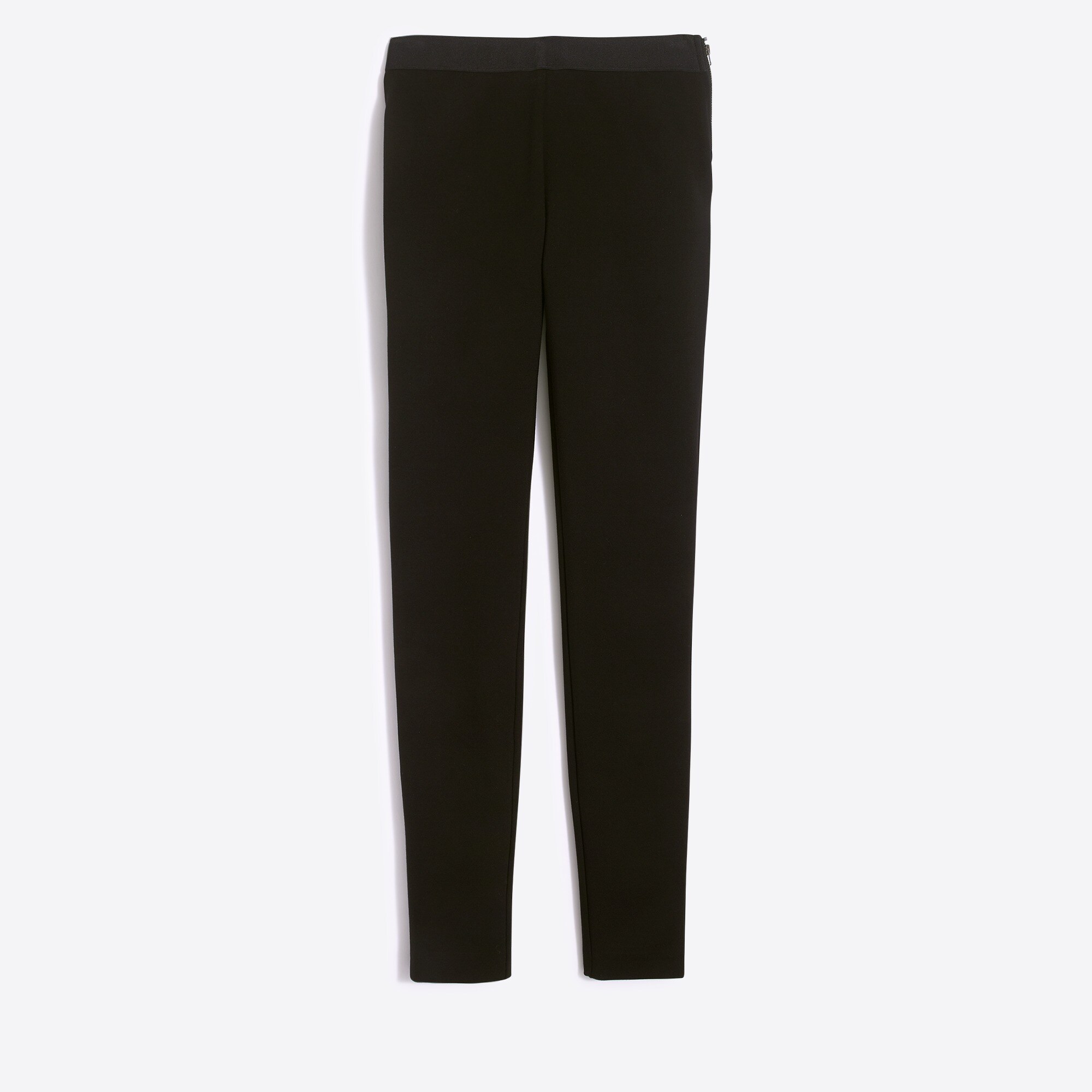Gigi pant with side-zip closure in ponte