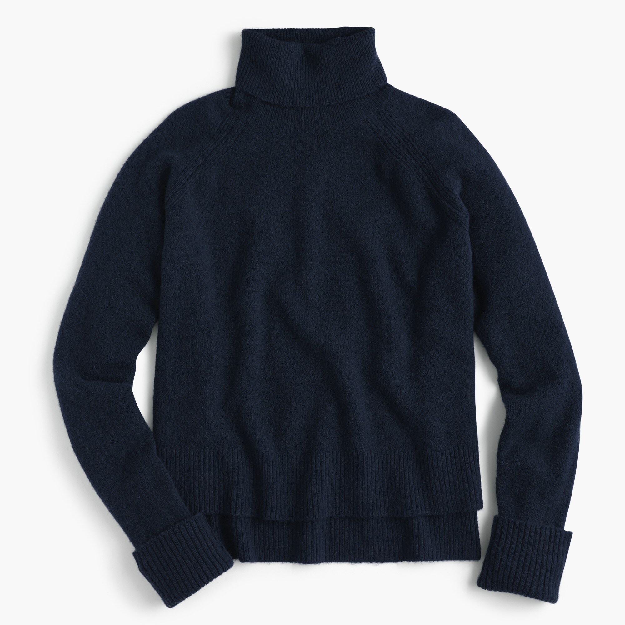 turtleneck dress in supersoft yarn