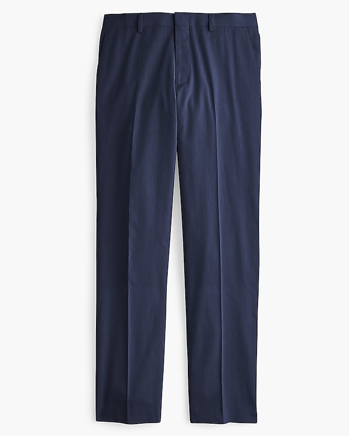 j.crew: ludlow slim-fit unstructured suit pant in stretch cotton for men, right side, view zoomed