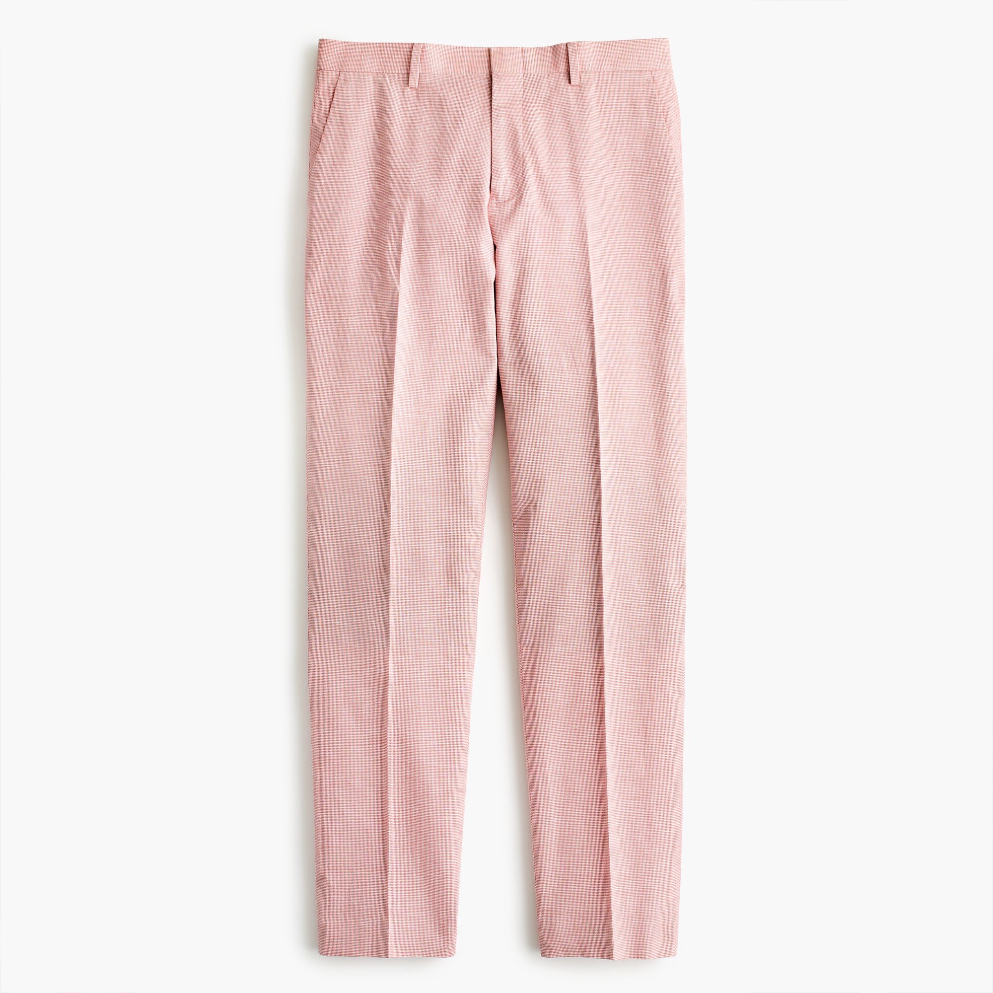 Ludlow Slim-fit Unstructured Suit Pant In Houndstooth Cotton