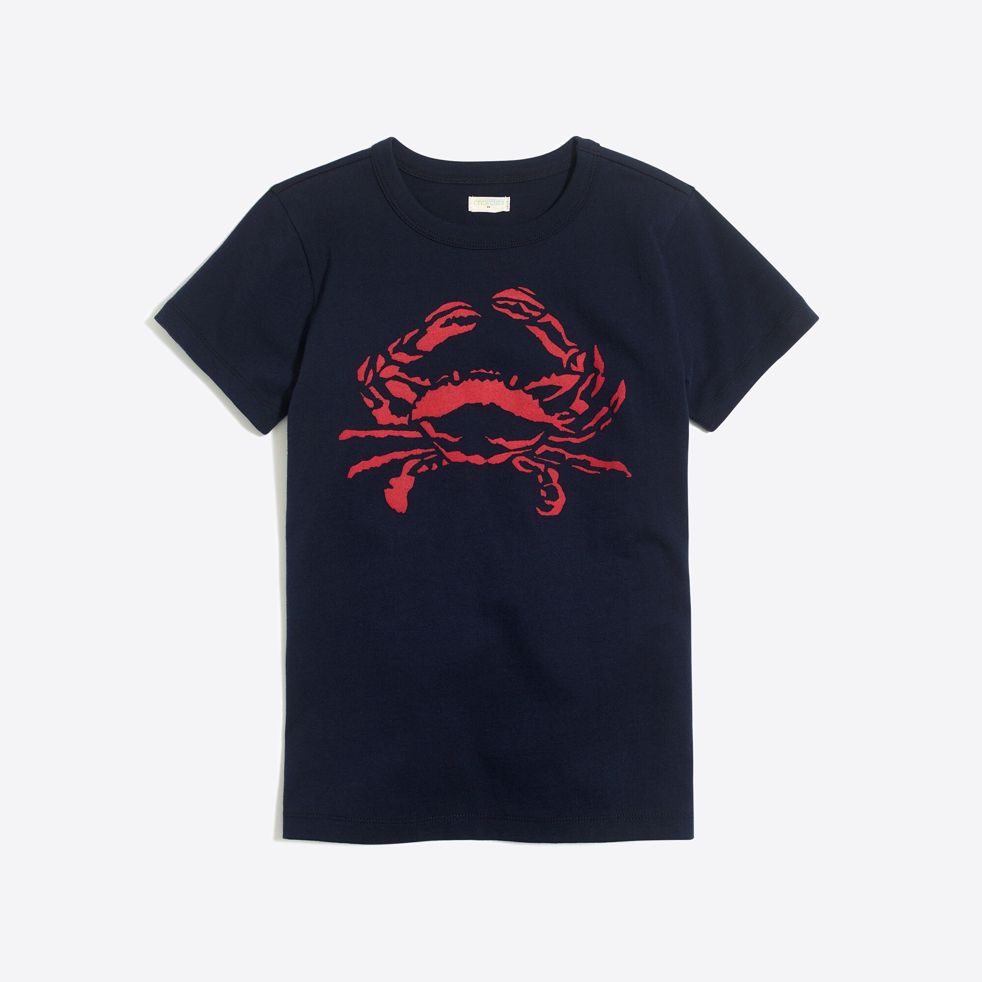 kids' short-sleeve crab graphic tee for boys