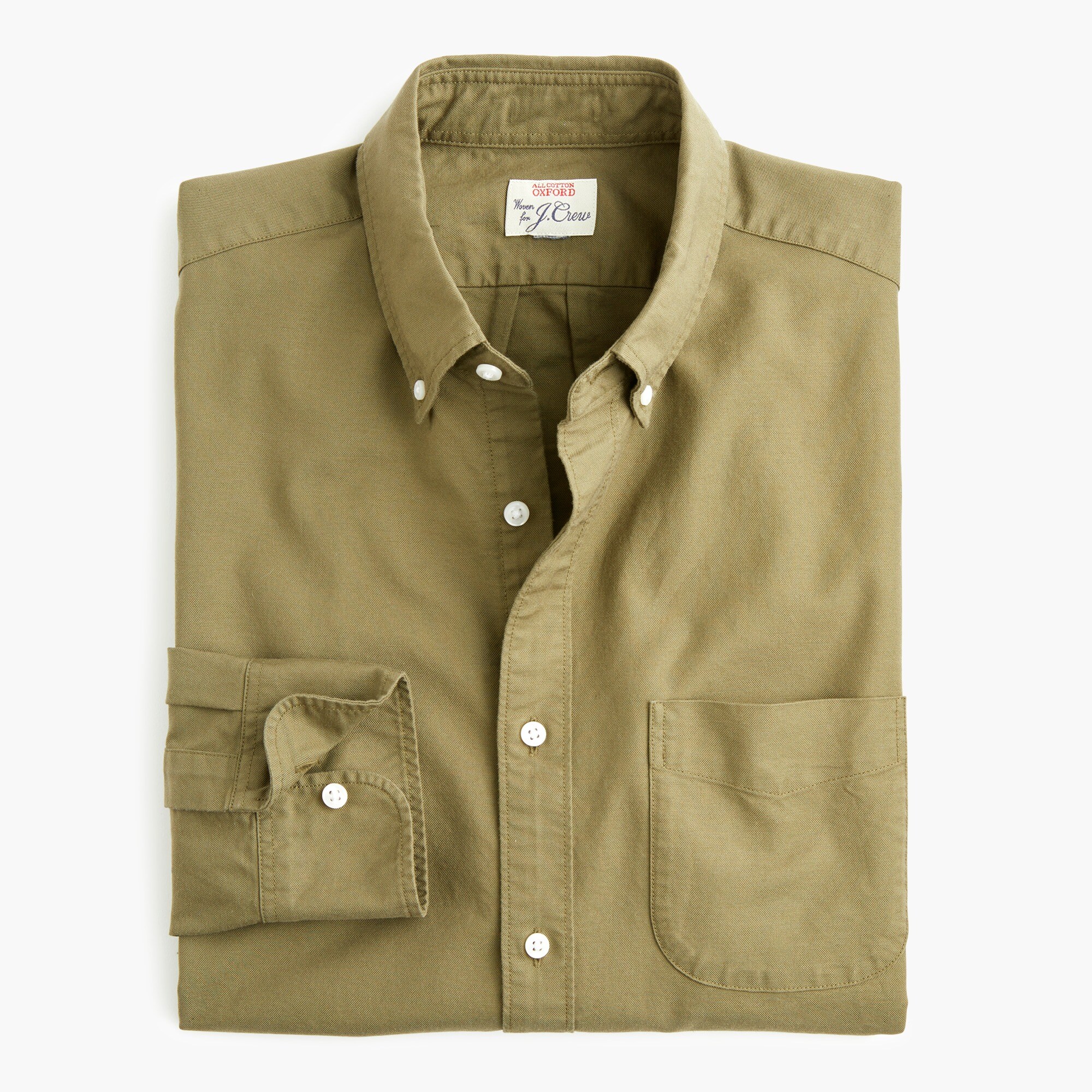 American Pima cotton oxford shirt with mechanical stretch