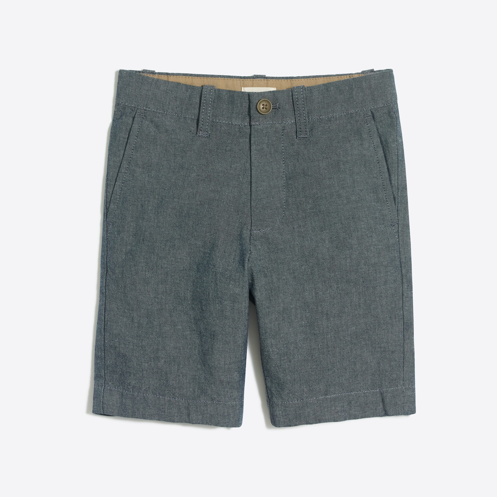 J.Crew Factory Boys' Gramercy Short In Chambray