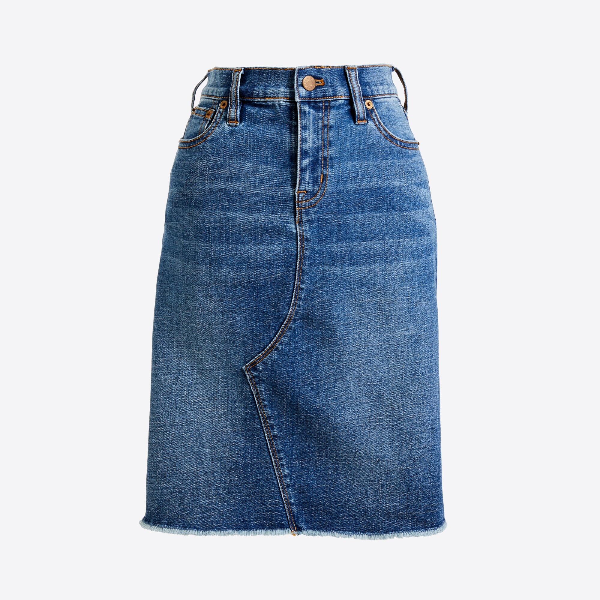 Denim mini skirt