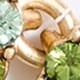 Gemstone wreath statement necklace ALPINE MEADOW factory: gemstone wreath statement necklace for women