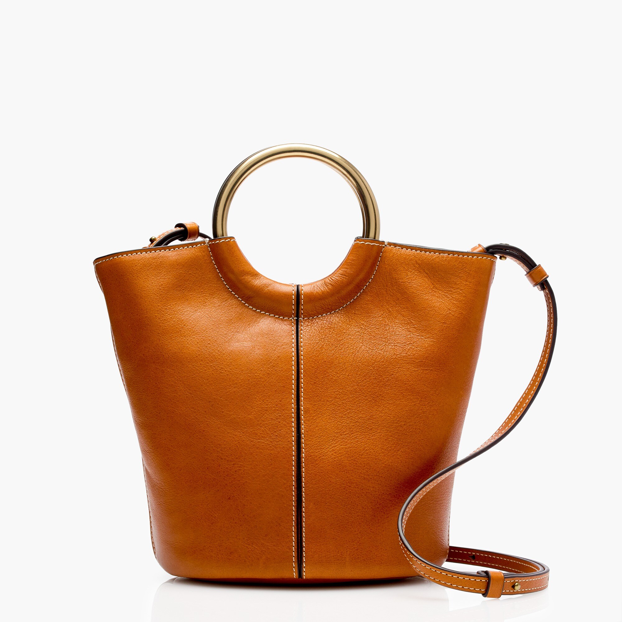 J.Crew: Berkeley Bucket Bag In Leather And Suede For Women