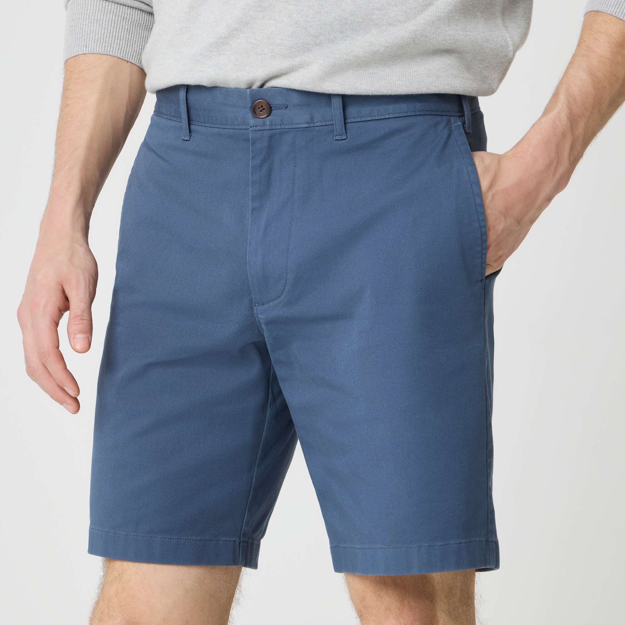 Short Chino Homme J.Crew Taille 32 Gris Décontracté Coton 11 Entrejambe