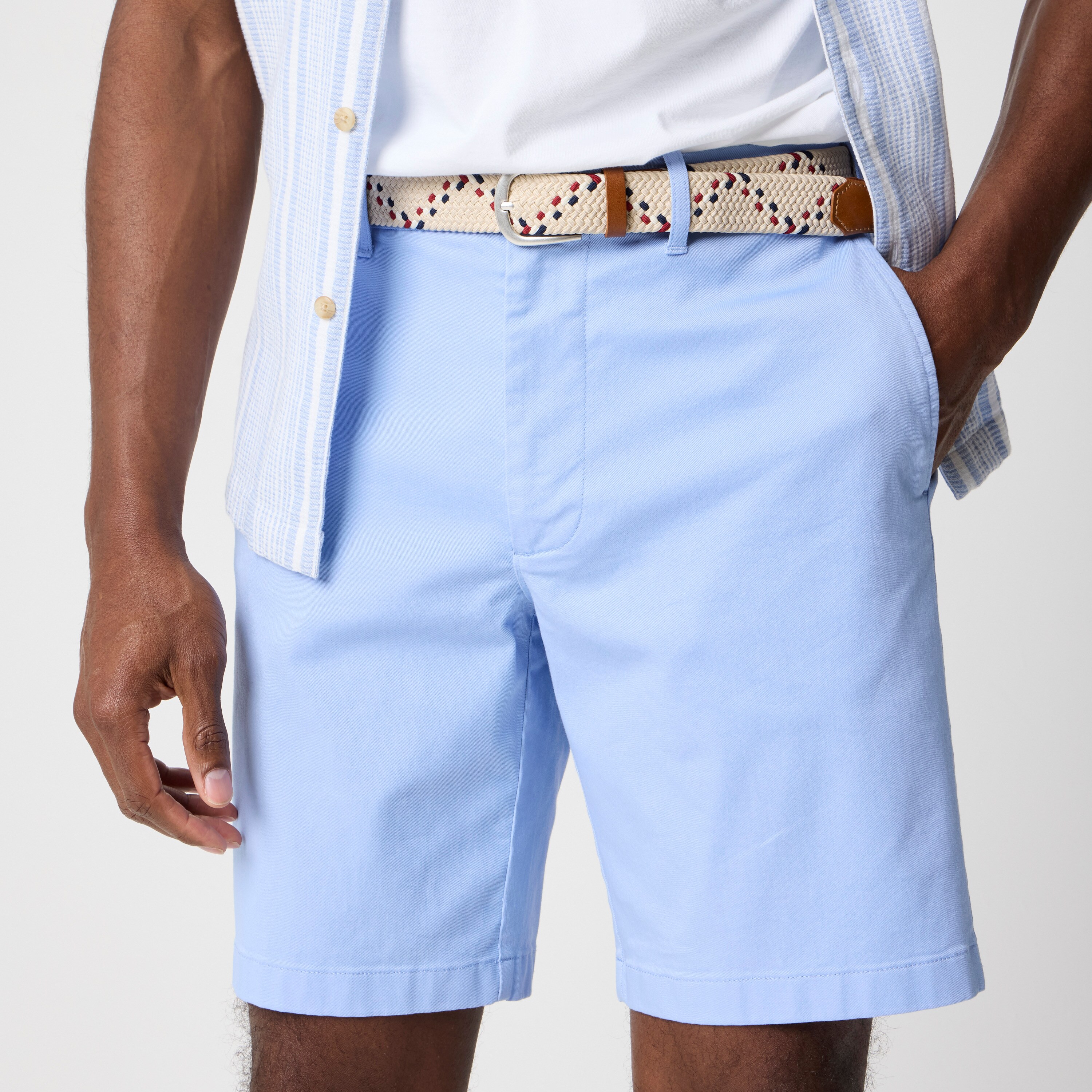 9" flex chino short
