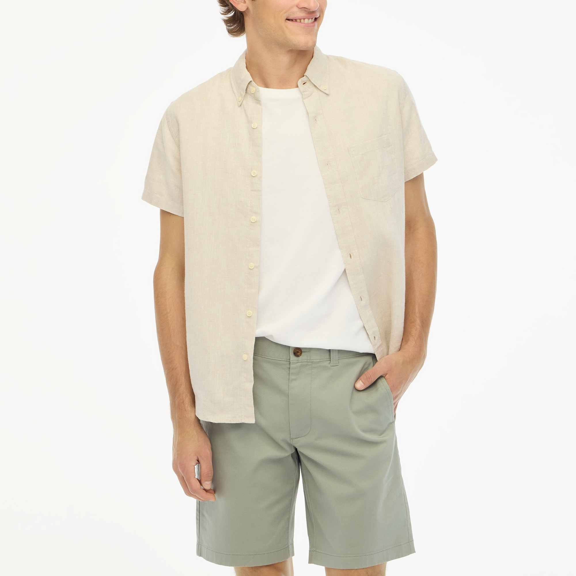mens 9&quot; flex chino short