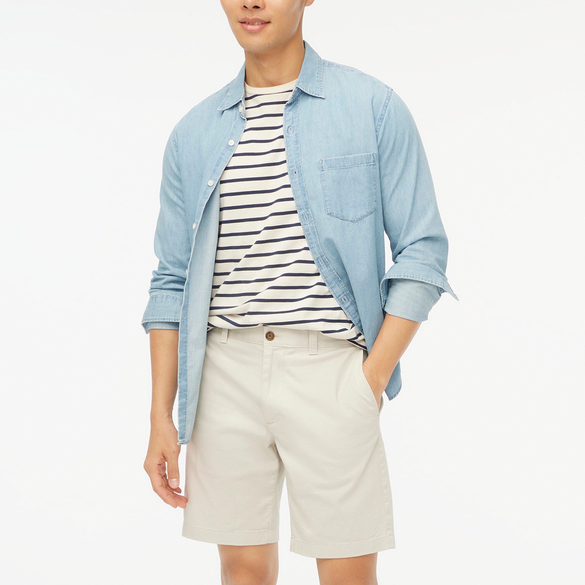 9" flex chino short