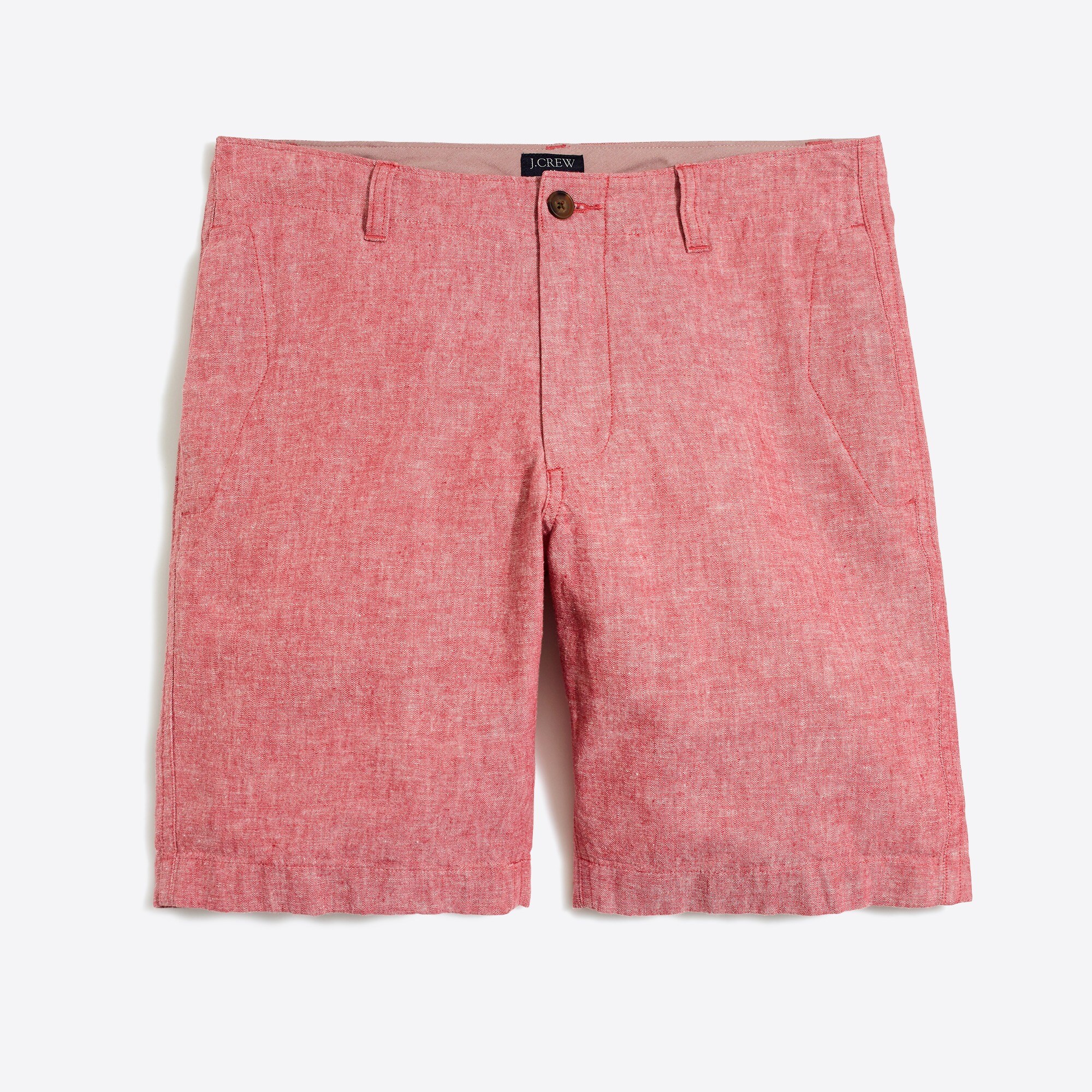 9" gramercy cotton-linen short for men