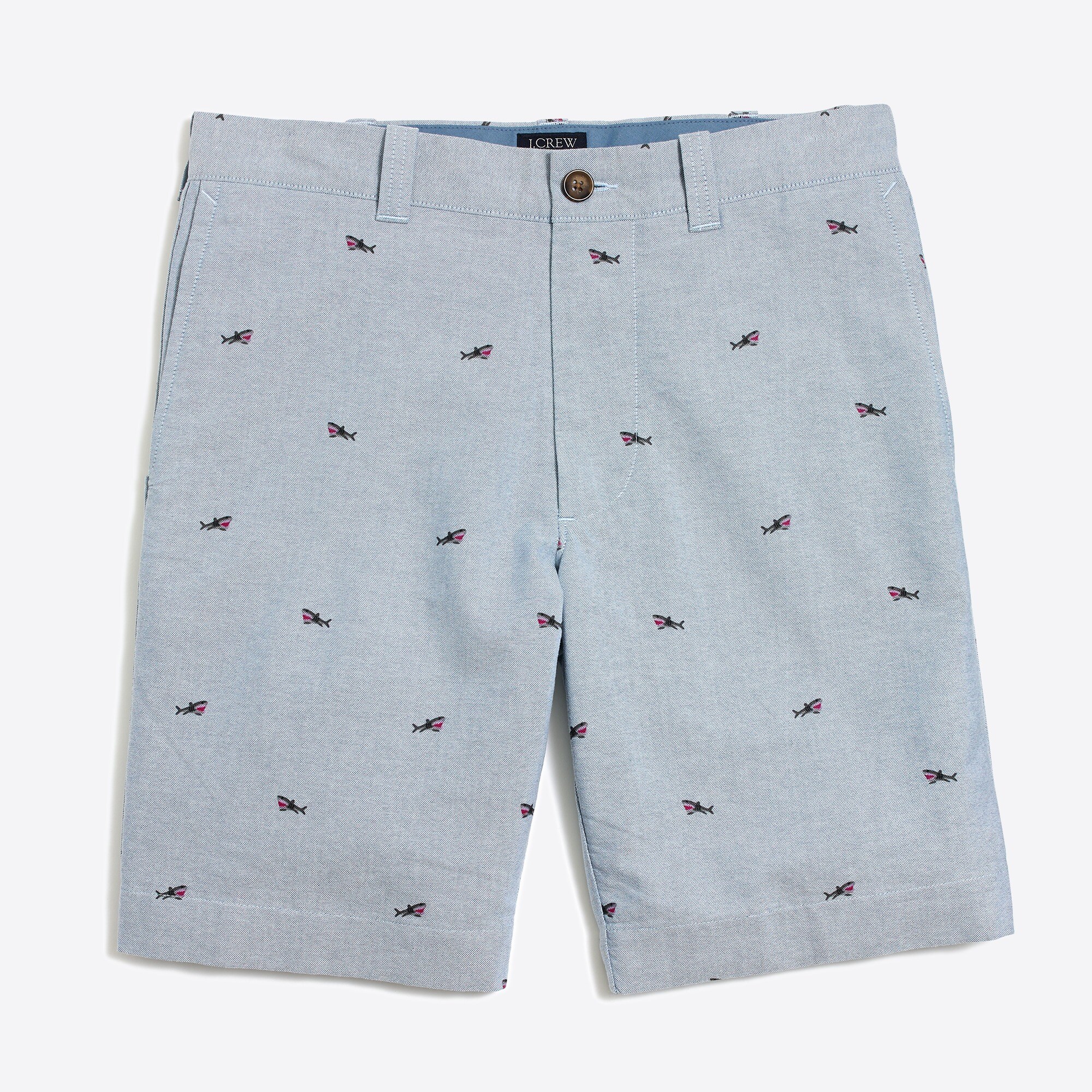 9" Gramercy printed oxford short