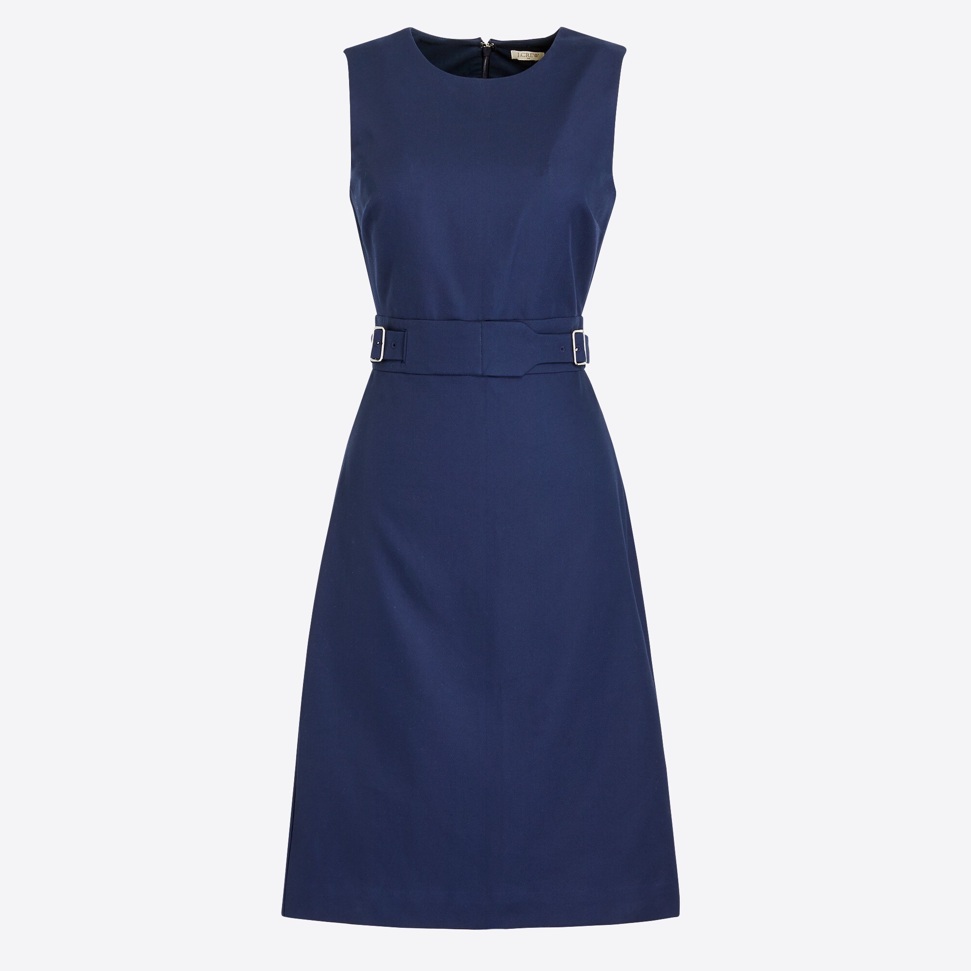 Cotton belted dress