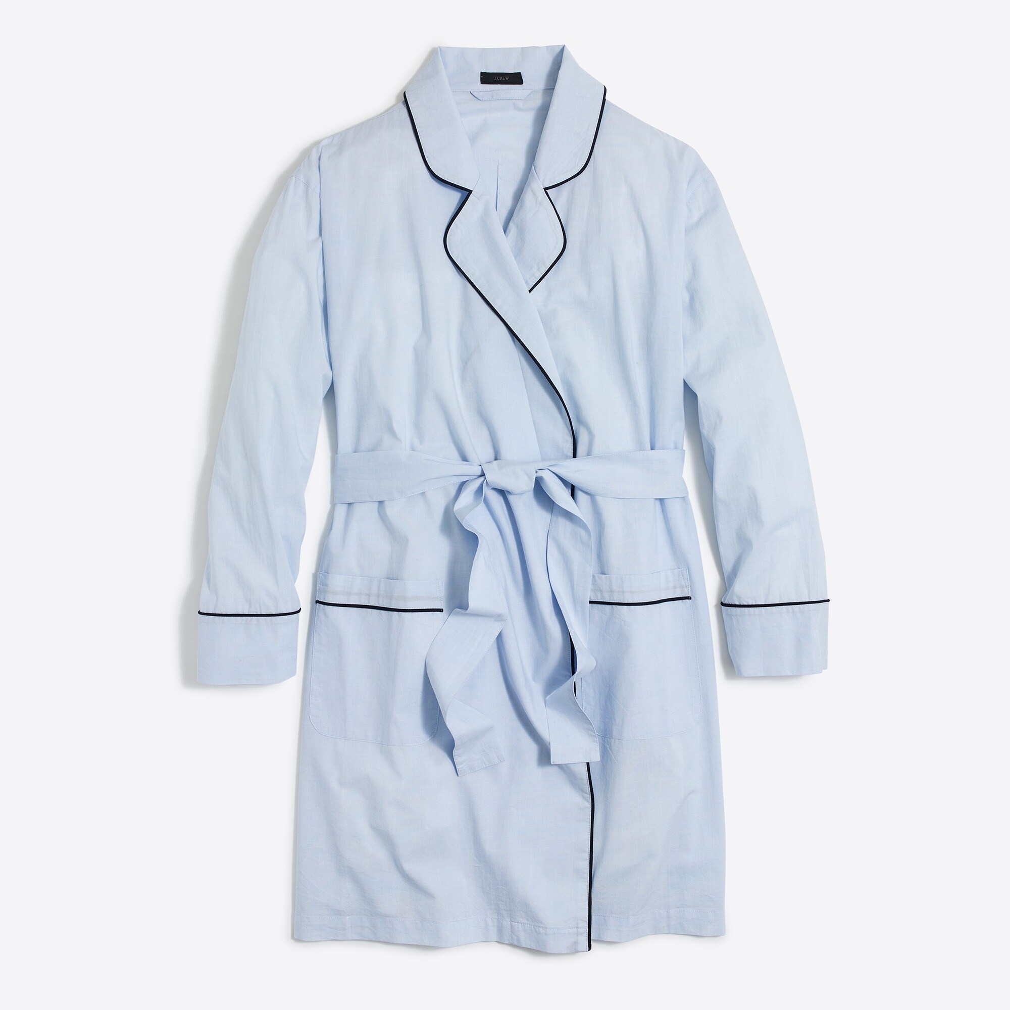 Robe in end-on-end cotton