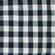 Cotton poplin long-sleeve sleep shirt NAVY GINGHAM factory: cotton poplin long-sleeve sleep shirt for women