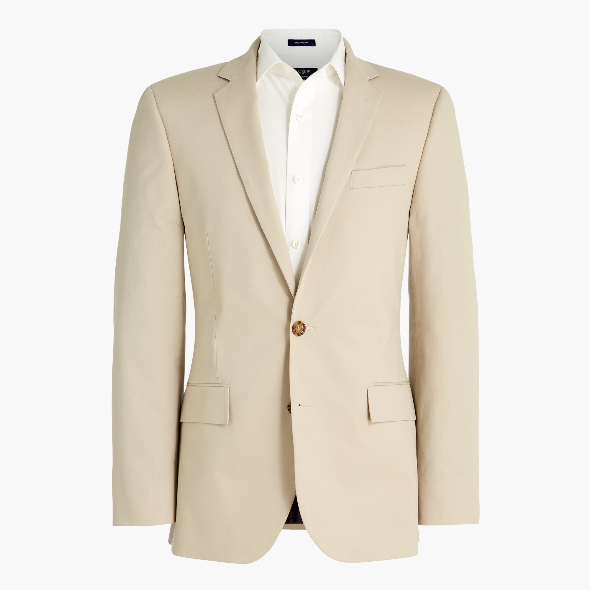 Slim-fit Thompson suit jacket in flex chino