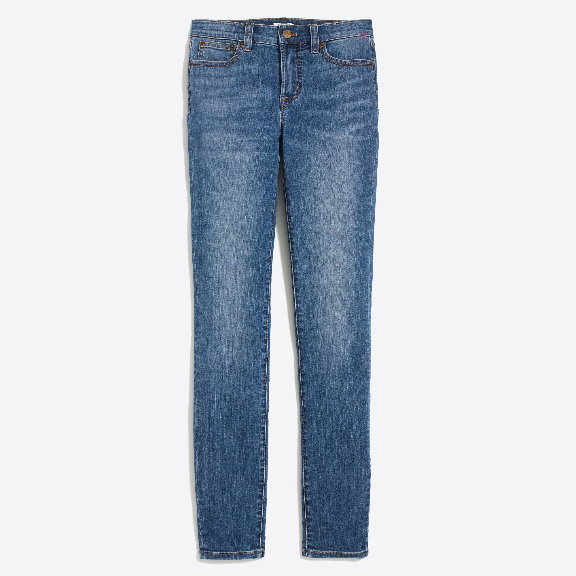 8" mid-rise skinny jean in venice wash for women