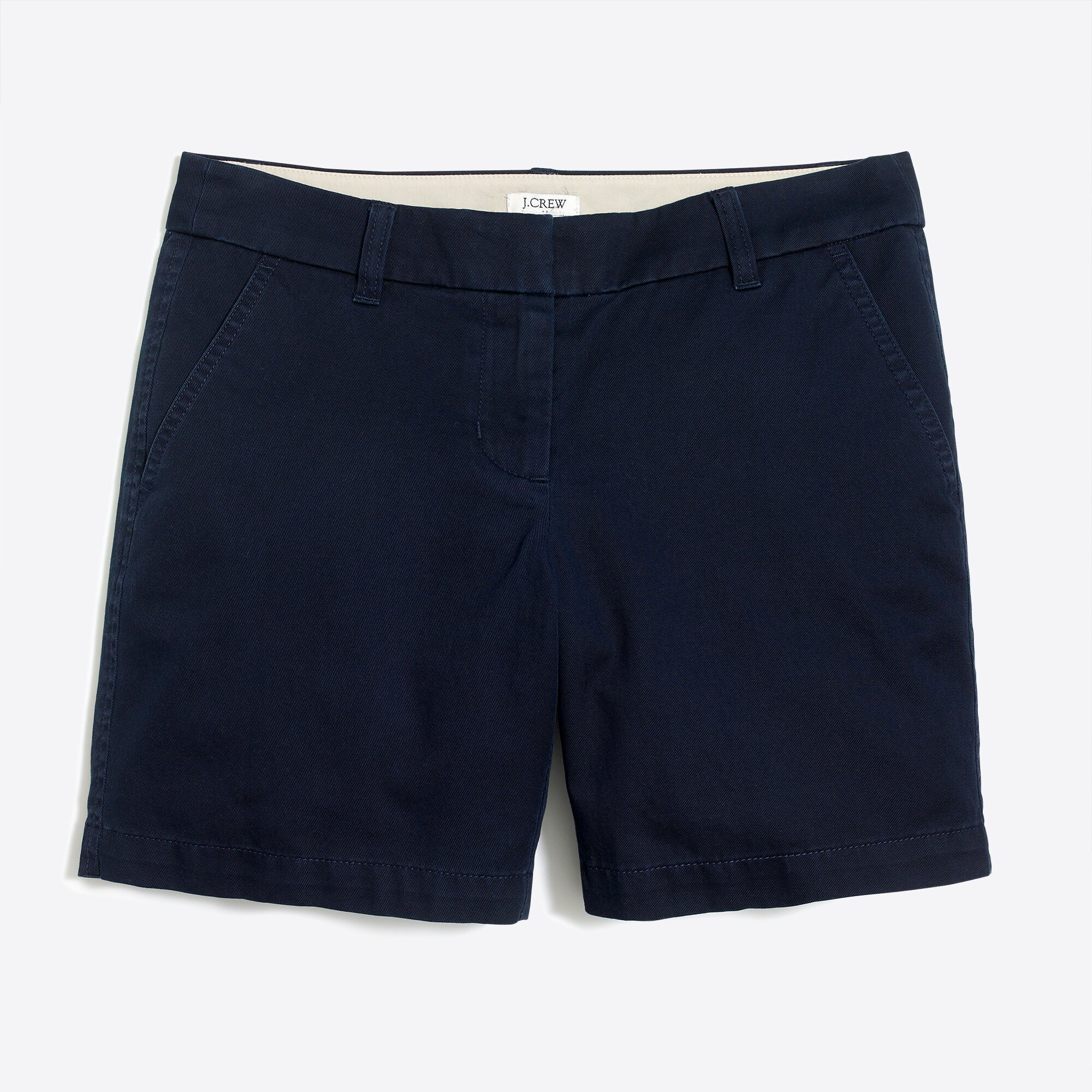 7" chino short for women