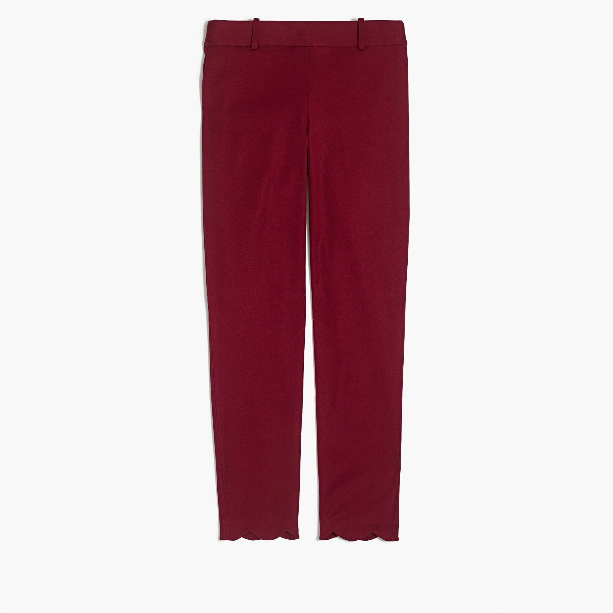 Winnie pant with scalloped hem