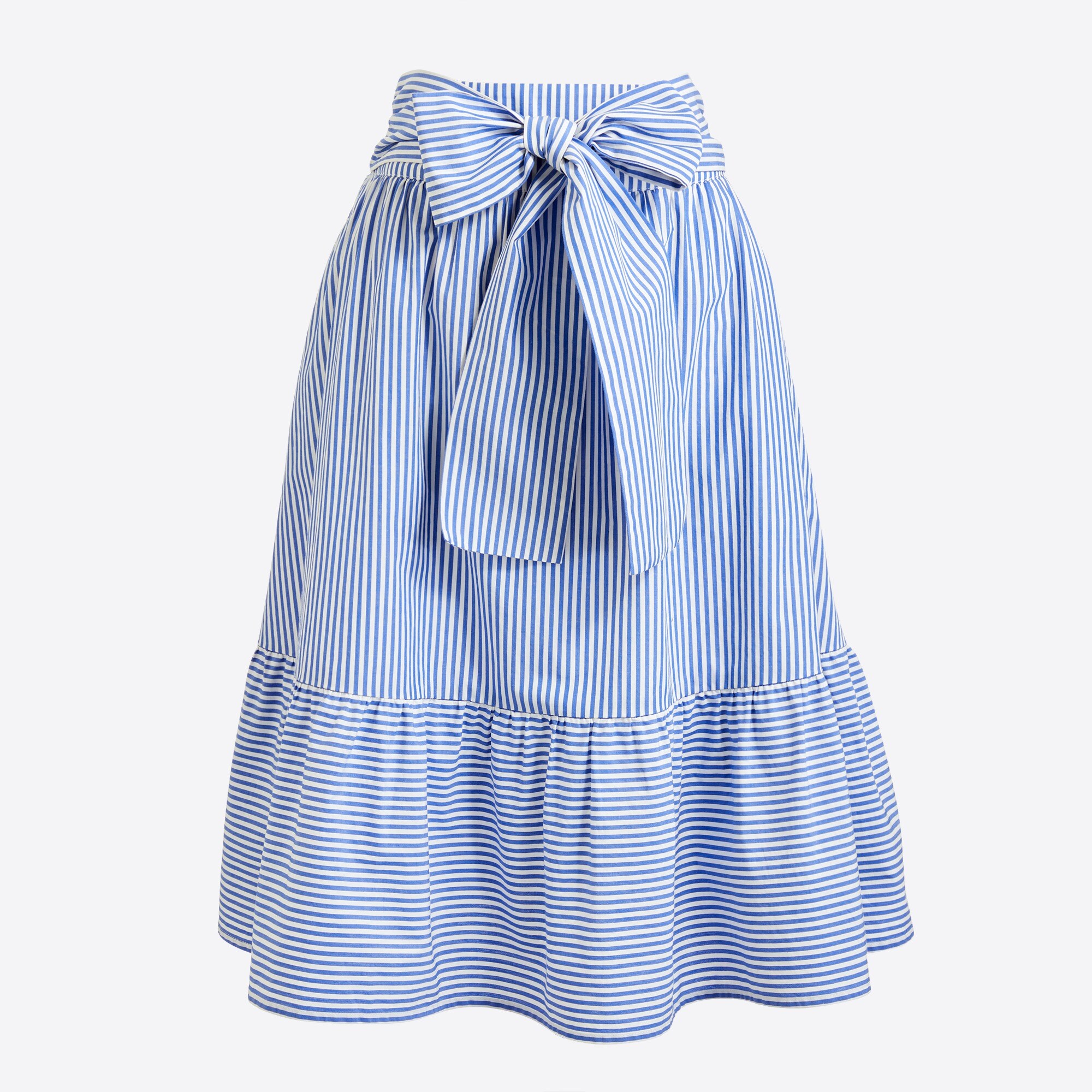 tie-waist midi skirt for women