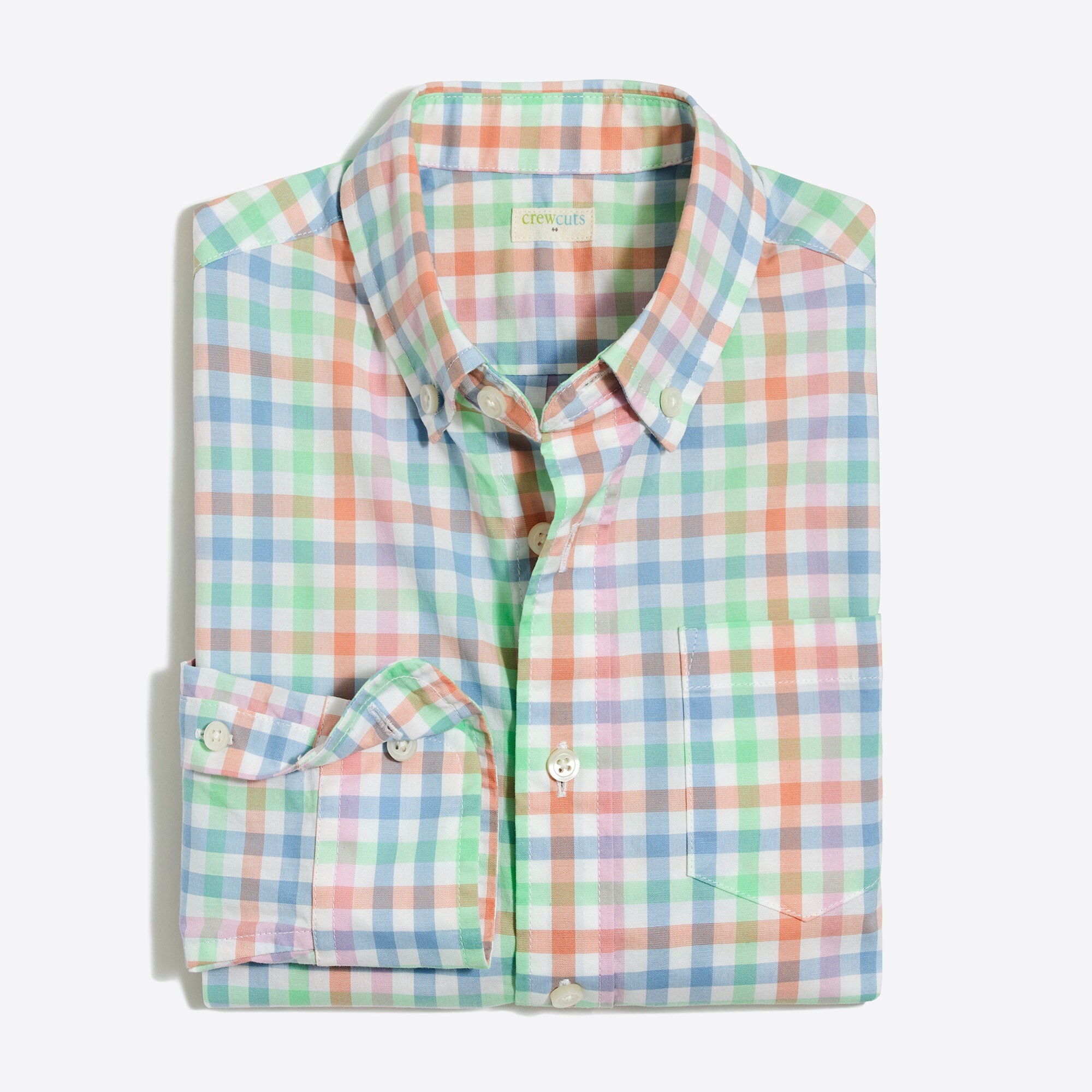 Boys' flex pattern washed shirt