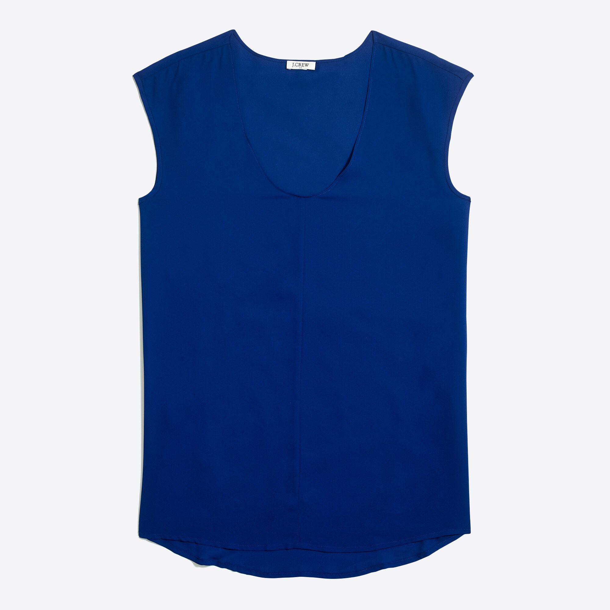 cap-sleeve shirttail top for women