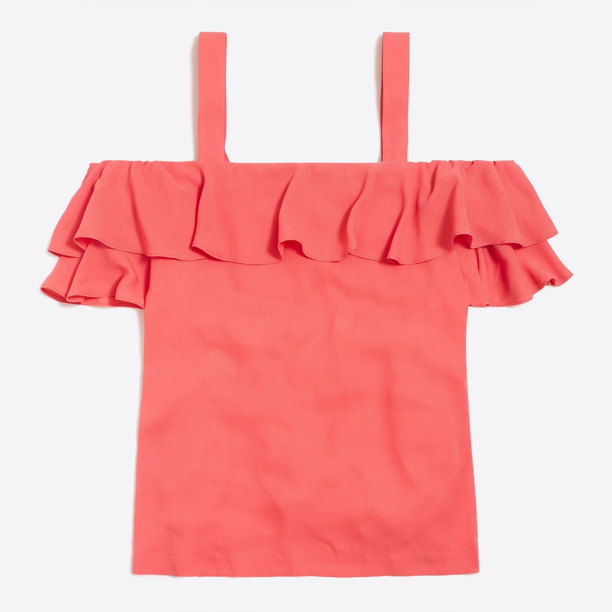 Cold-shoulder tank top
