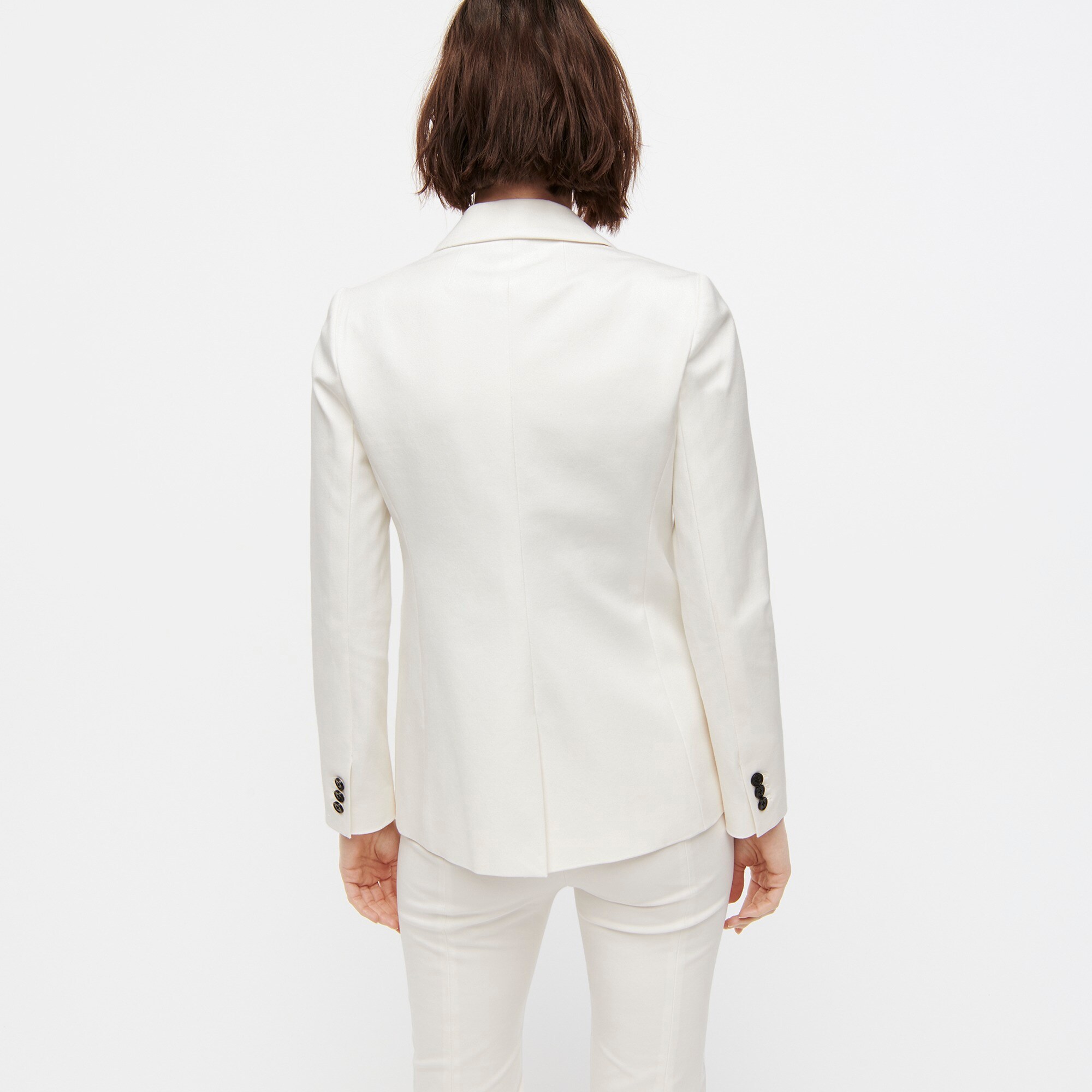 Parke blazer in bi-stretch cotton