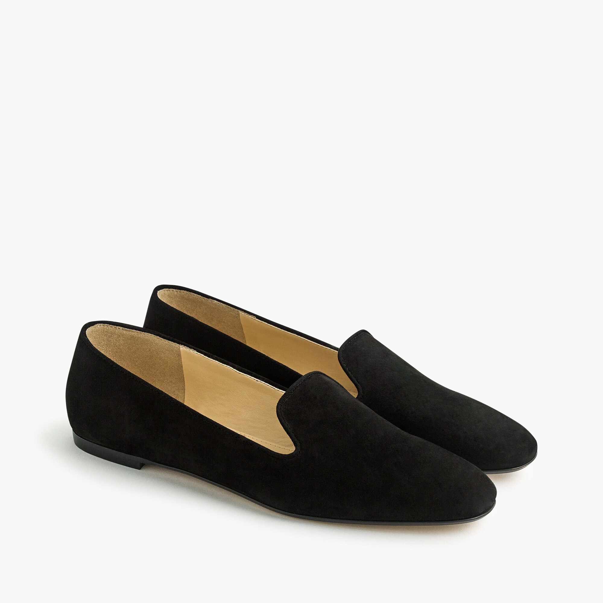 Suede smoking slippers