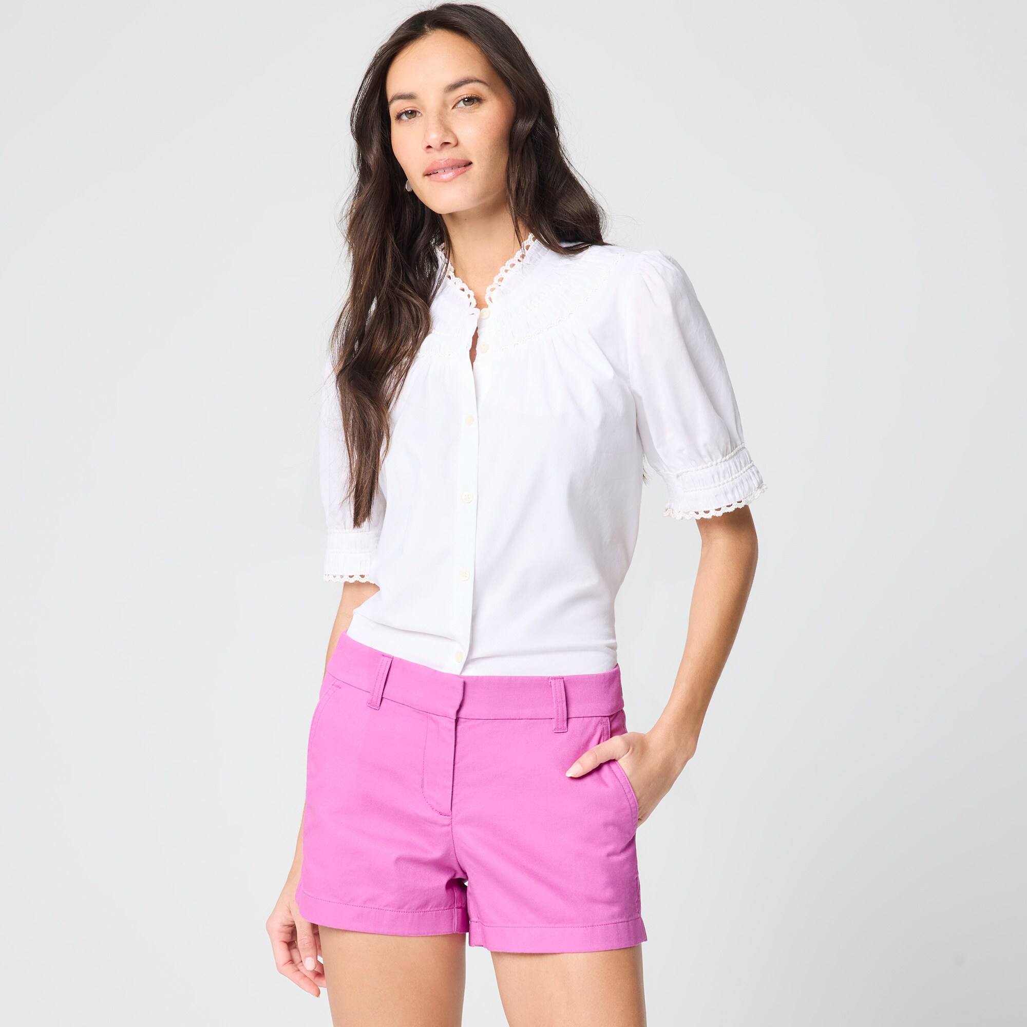 womens 3.5" classic chino short