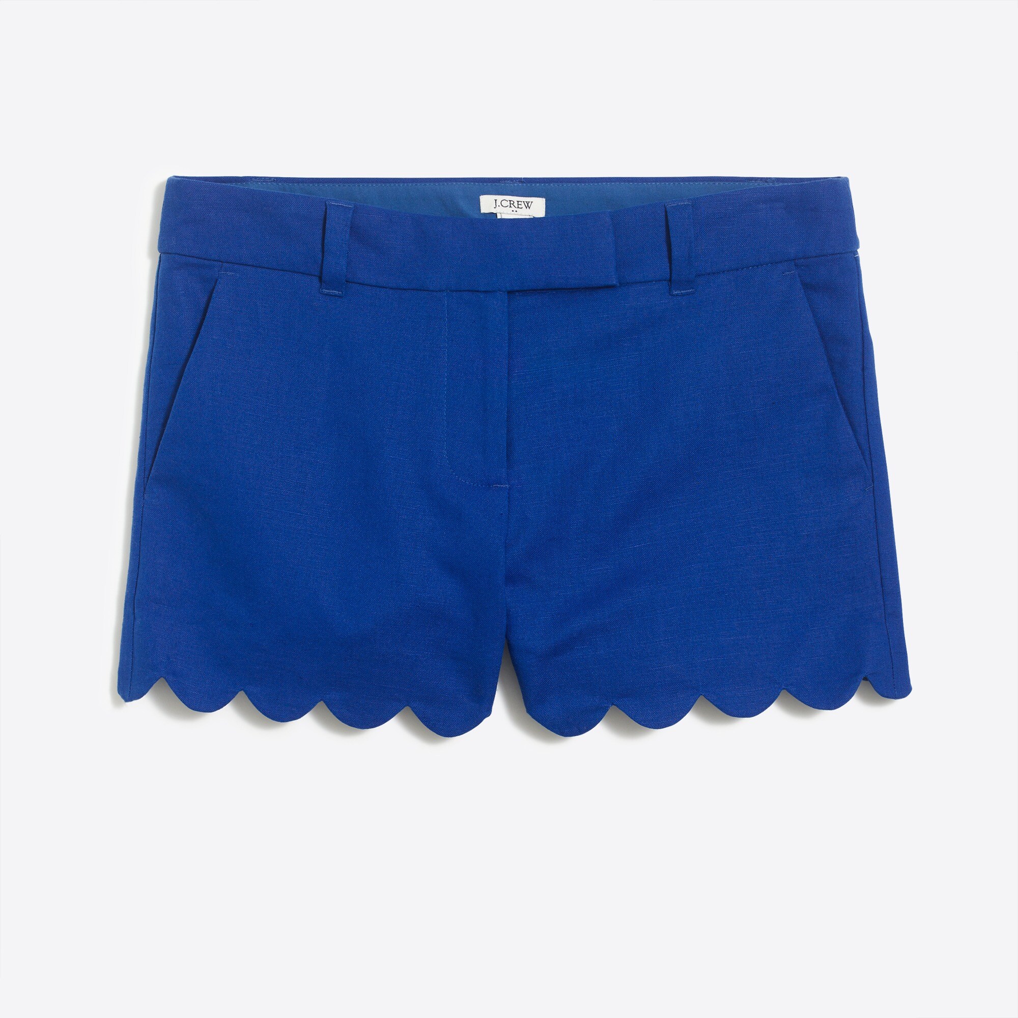 4" scalloped short