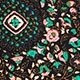 Printed skimmer pant PINK BLUE FLORAL factory: printed skimmer pant for women