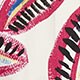 Printed skimmer pant PINK BLUE FLORAL factory: printed skimmer pant for women