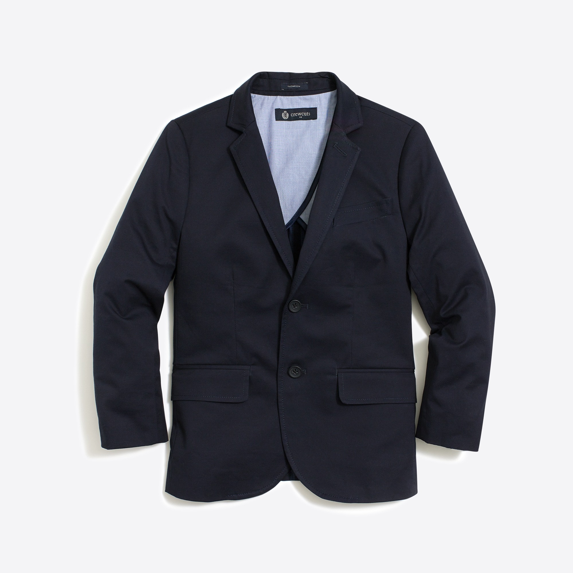 Boys' Thompson suit jacket in flex chino