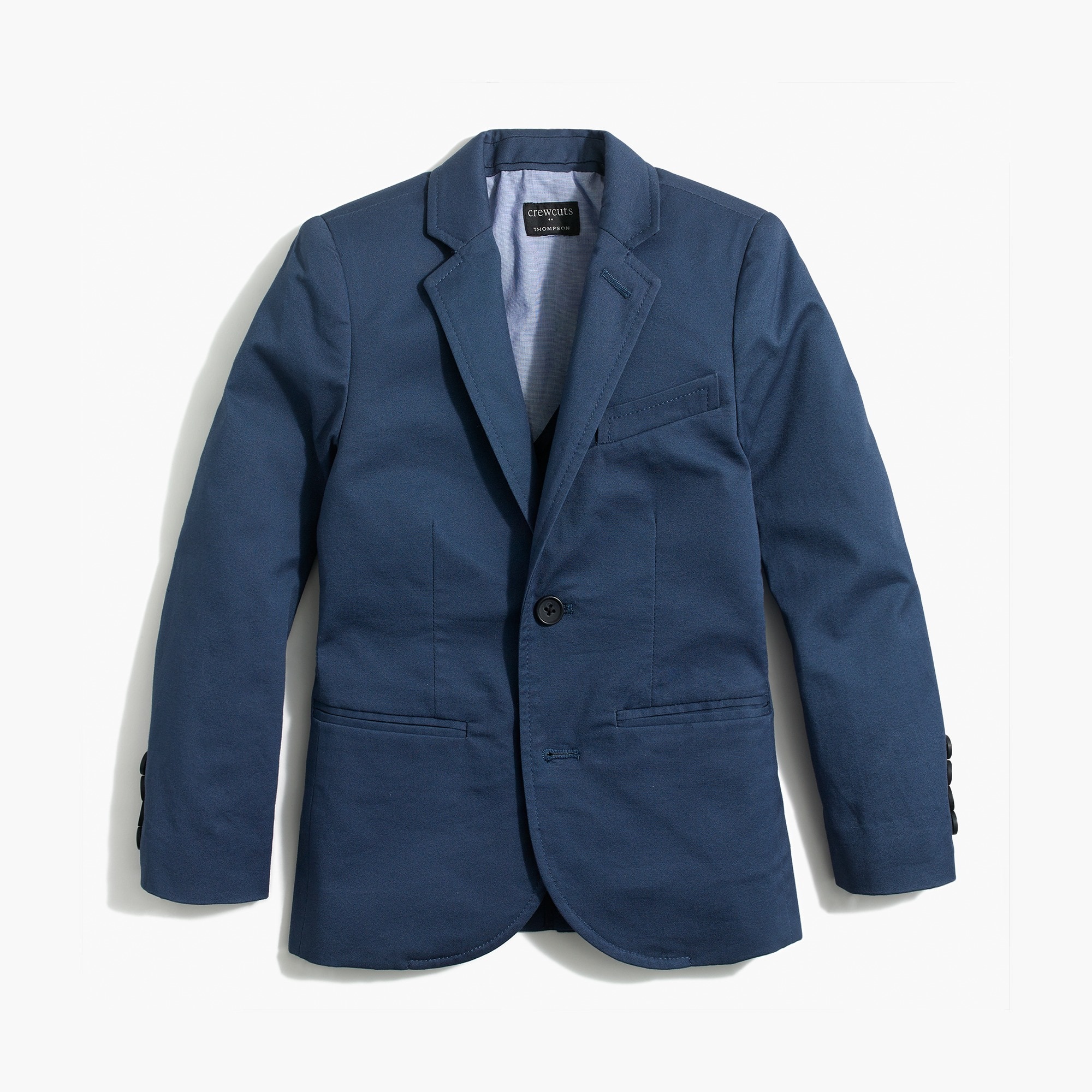 Boys' Thompson suit jacket in flex chino
