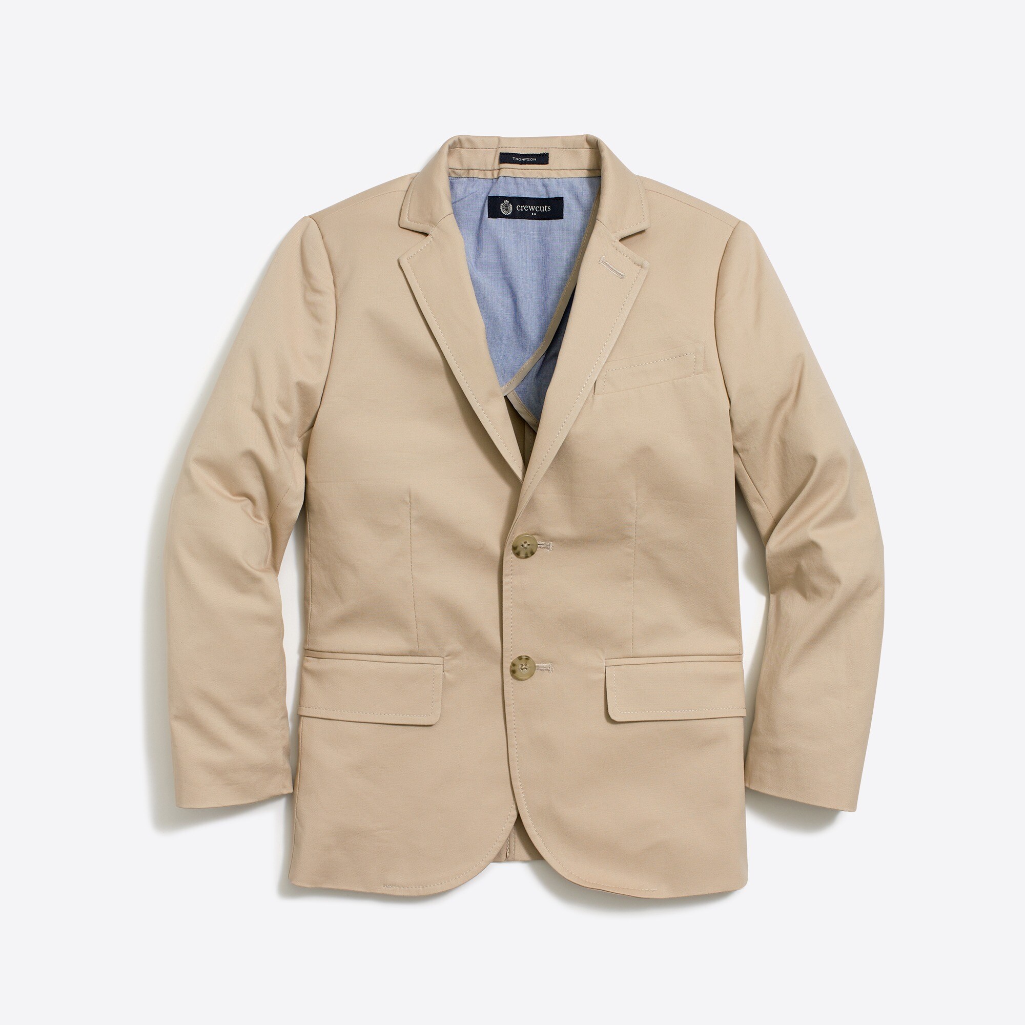 Boys' Thompson suit jacket in flex chino