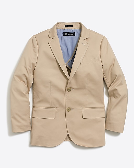  Boys&apos; Thompson suit jacket in flex chino