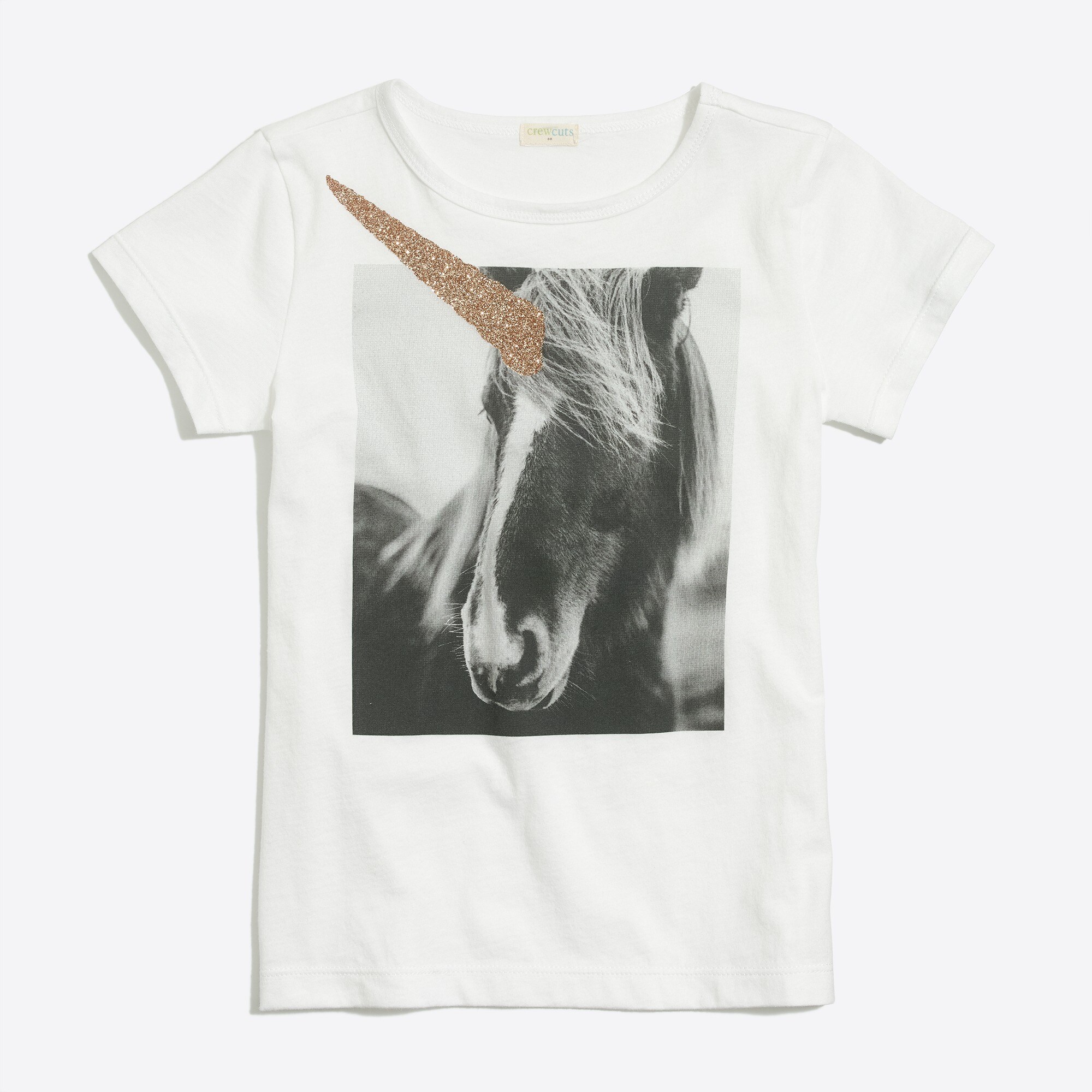 Girls' unicorn graphic tee