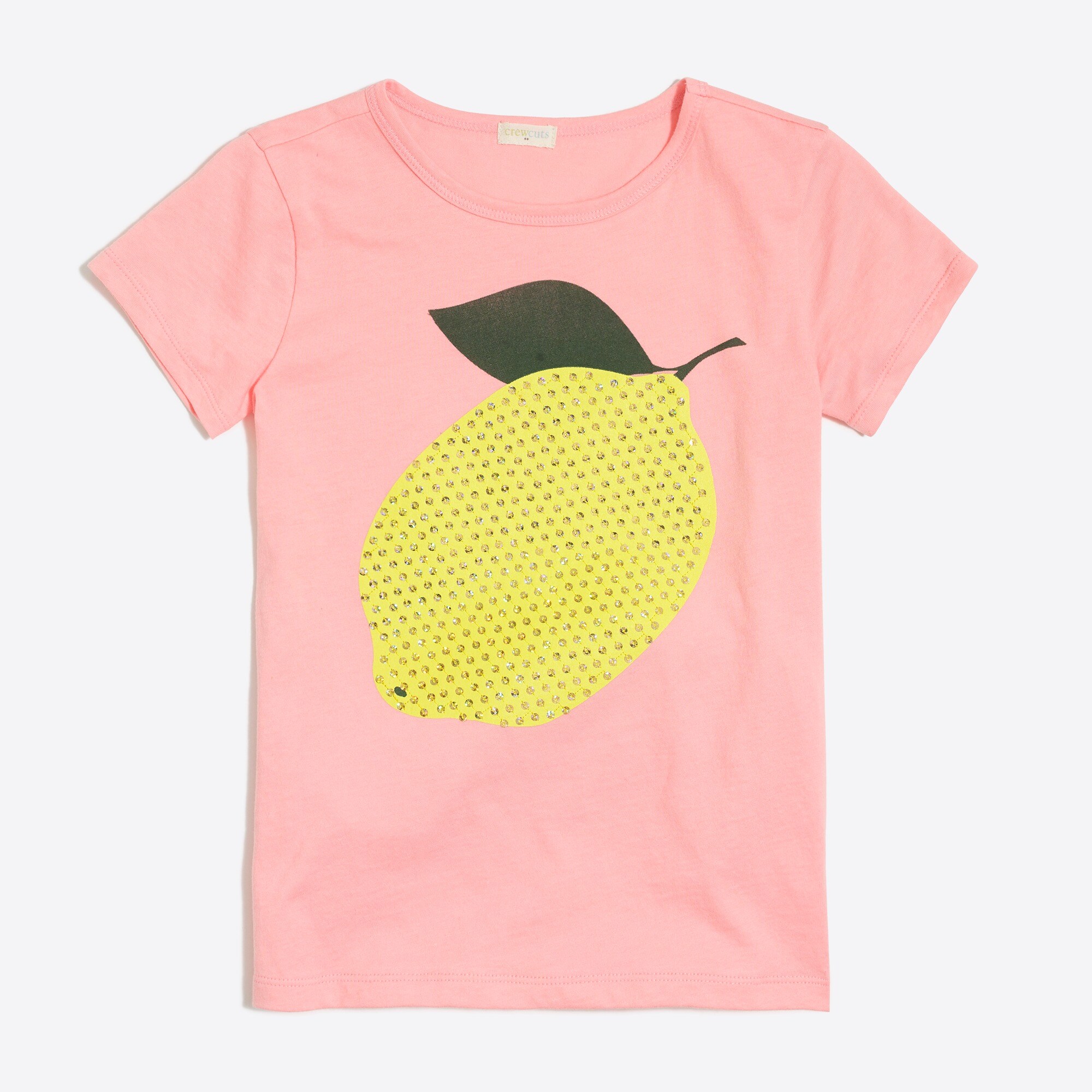 Girls' lemon graphic tee