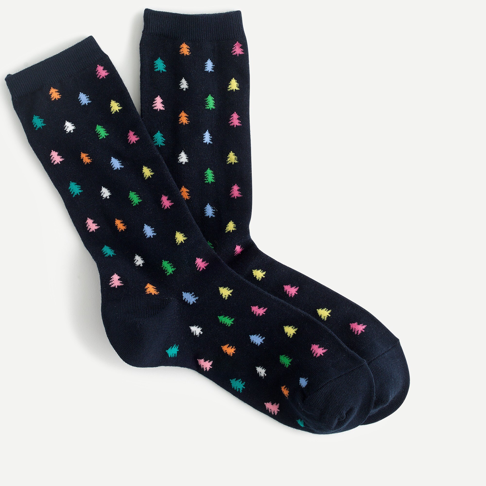Trouser socks in colorful evergreen