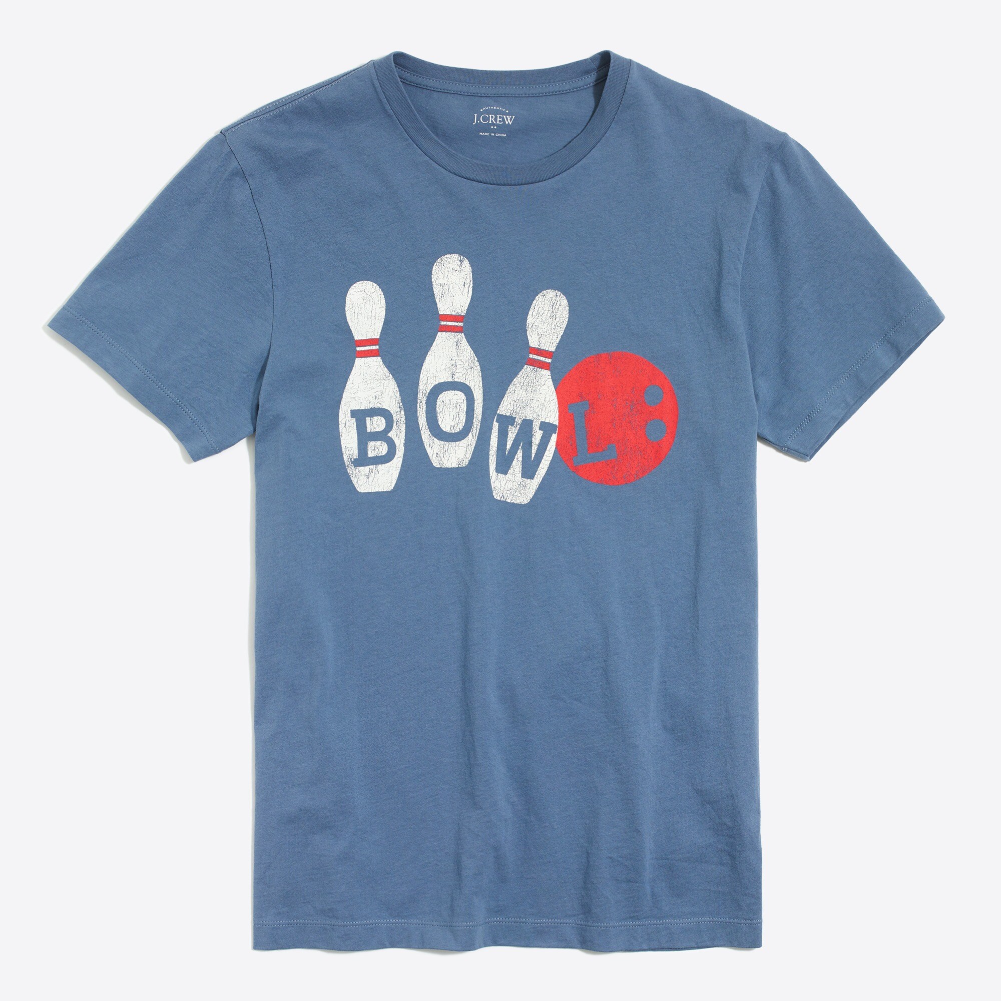 j.crew mercantile bowling pin graphic tee for men