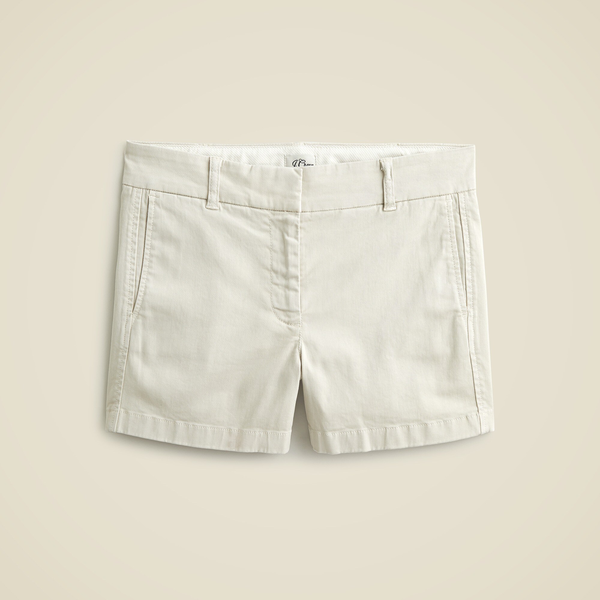4" stretch chino short