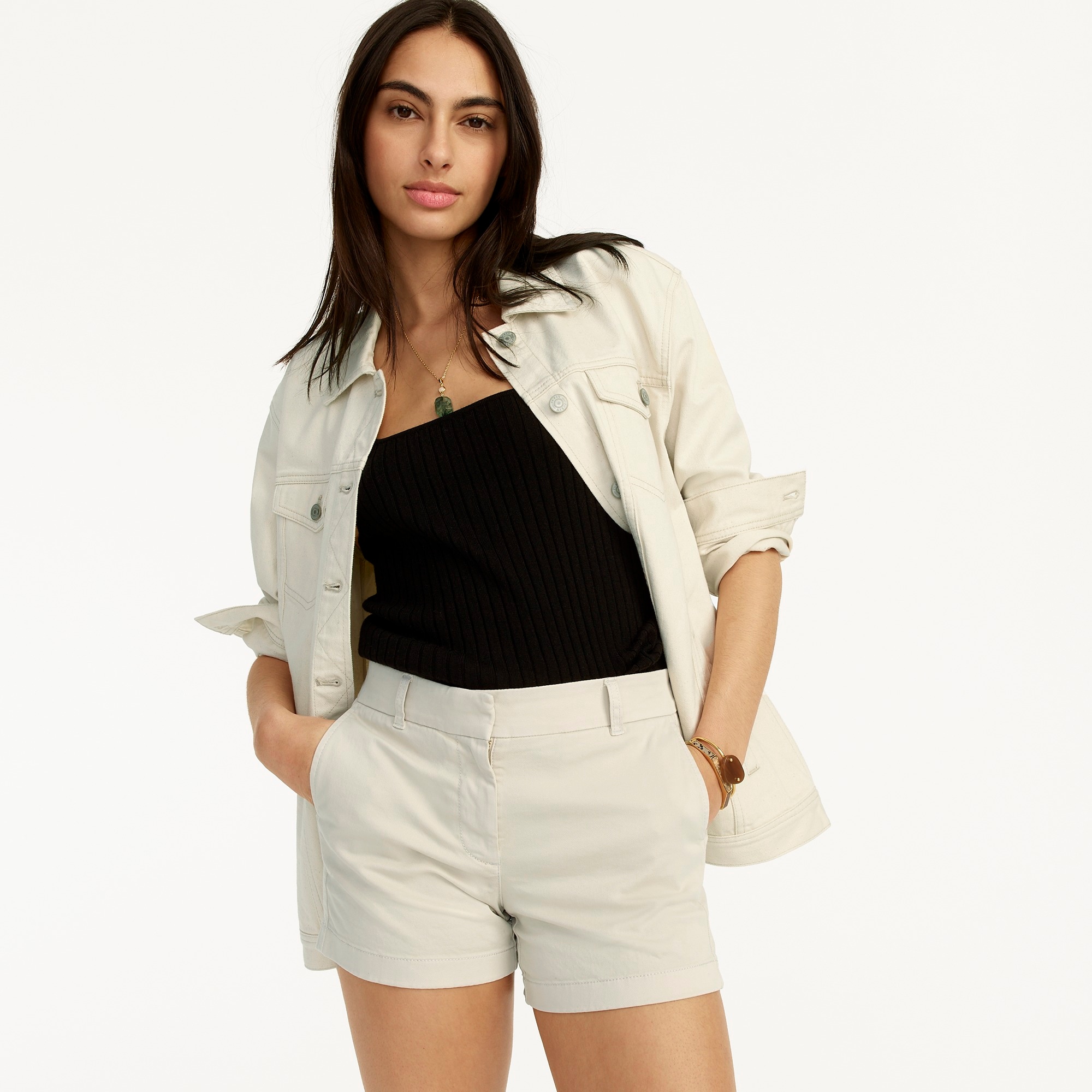 4&quot; stretch chino short