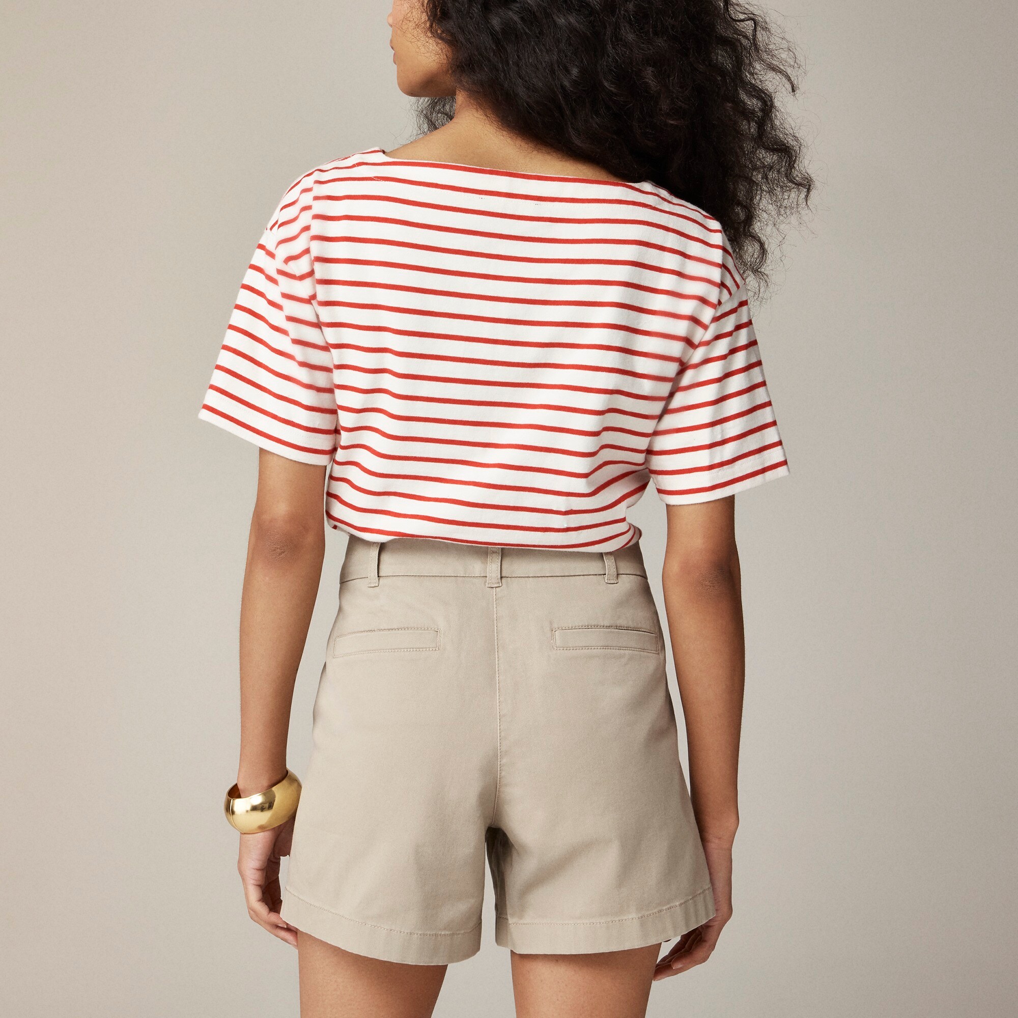 5" stretch chino short