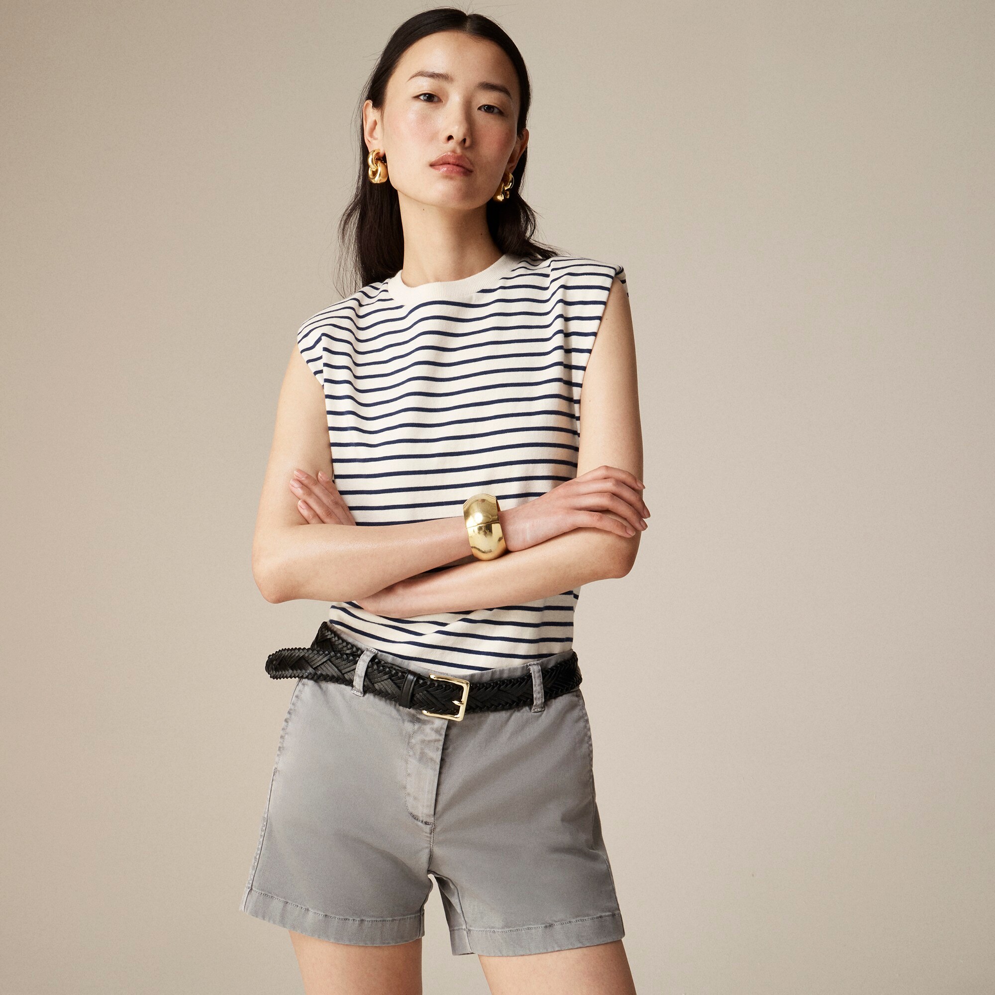 womens 5" stretch chino short