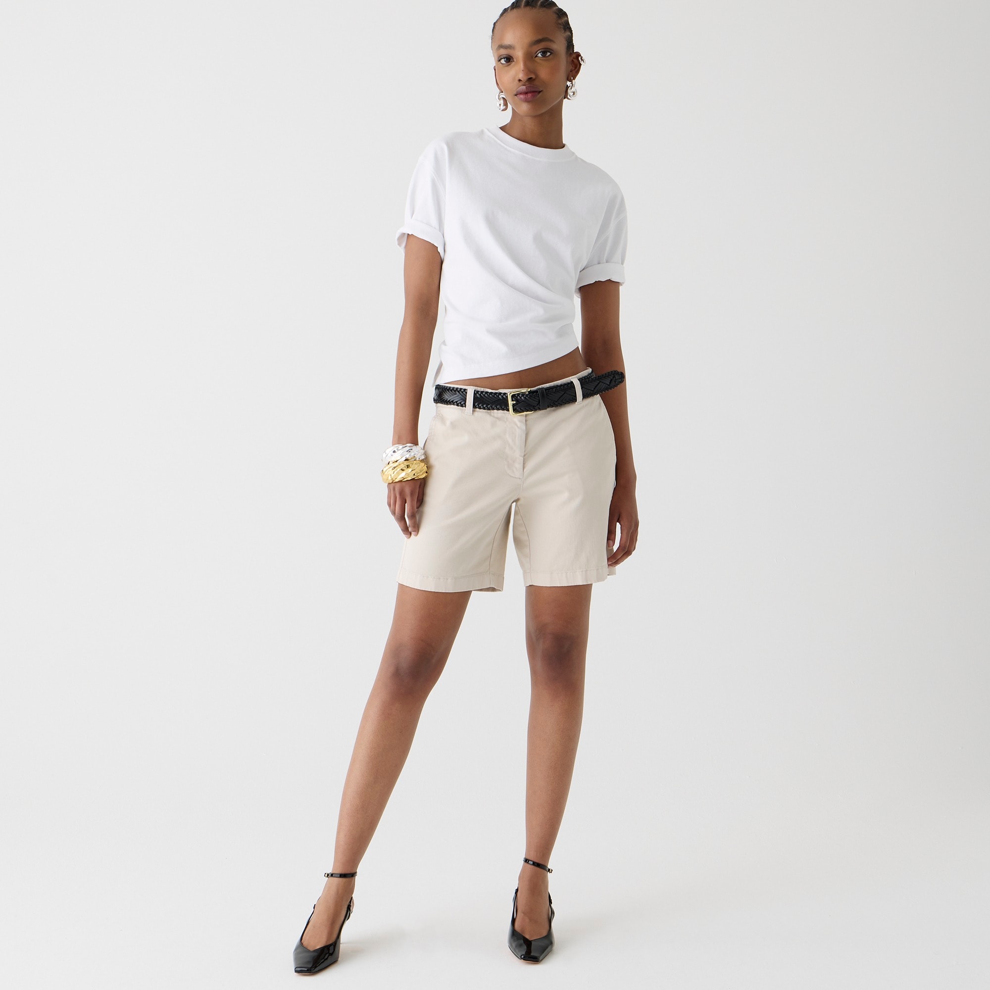 j.crew: 7&quot; stretch chino short for women