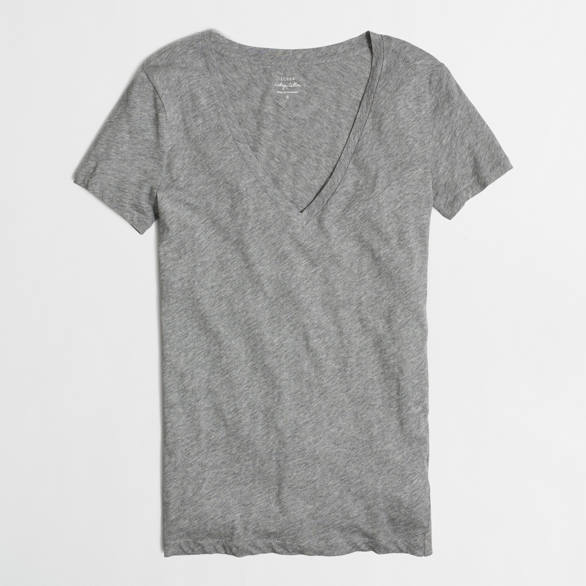 Cotton Tee J Crew White V Neck T Shirt V Neck J Crew Factory T Shirts